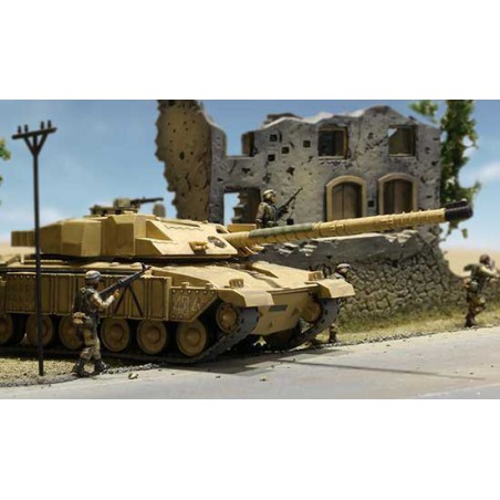 Char radiocommandé au 1/72 MBT Challenger Desert R/C 1/72