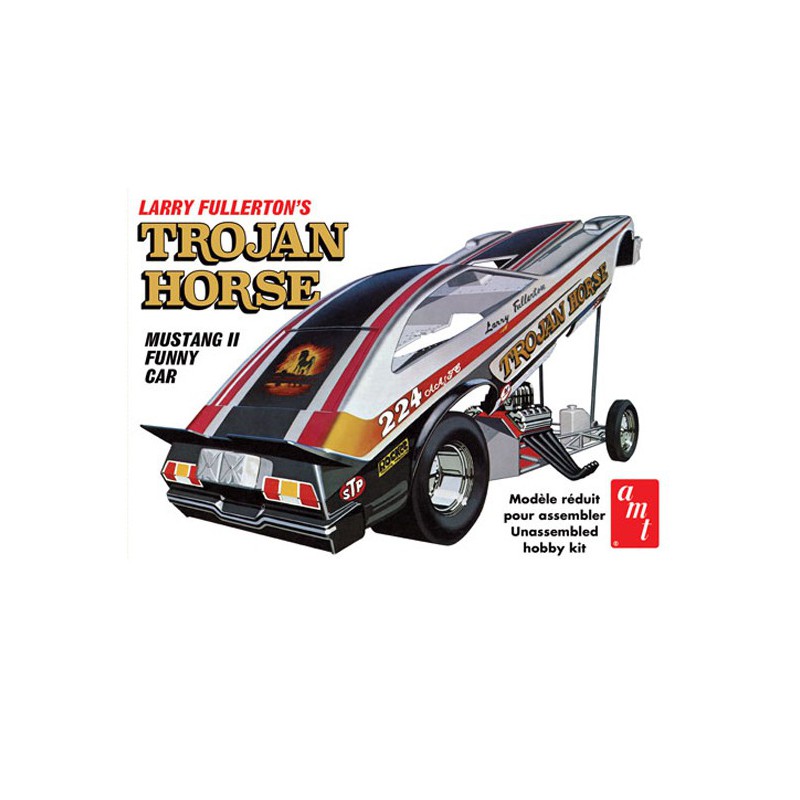 Maquette de voiture en plastique Mustang Funny car 1/25