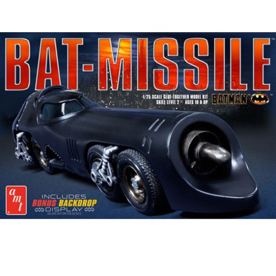 Modèle de science-fiction en plastique Batman 1989 Batmissile 1/25