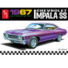 Maquette de voiture en plastique 1967 Chevy Impala SS 1/25