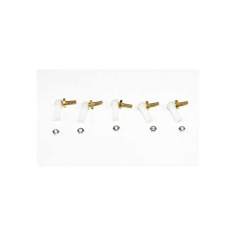 Accessoire embarqué Mini chapes à rotule décalée M2 (5pcs)