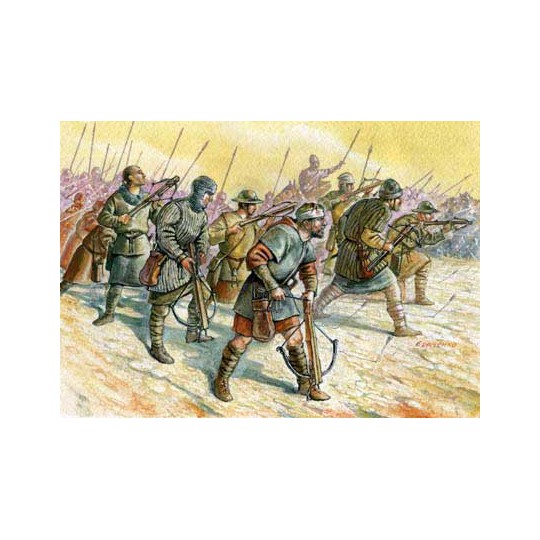 Figurine ARBALETIERS MEDIEVAUX 1/72