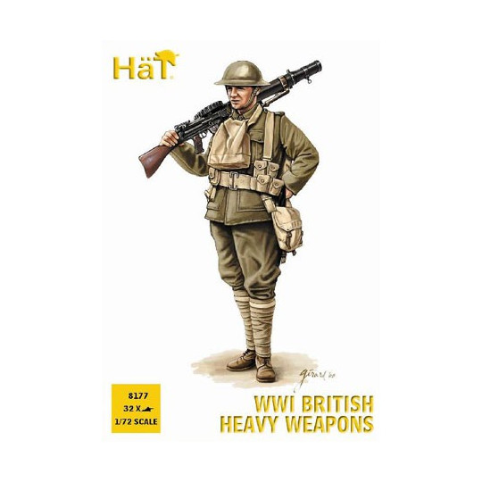 Figurine ARMES LOURDES ANGLAIS WWI 1/72