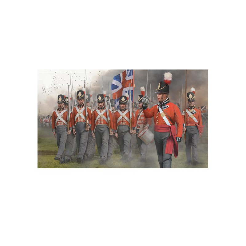 Figurine Infanterie Britan.on march 1/72