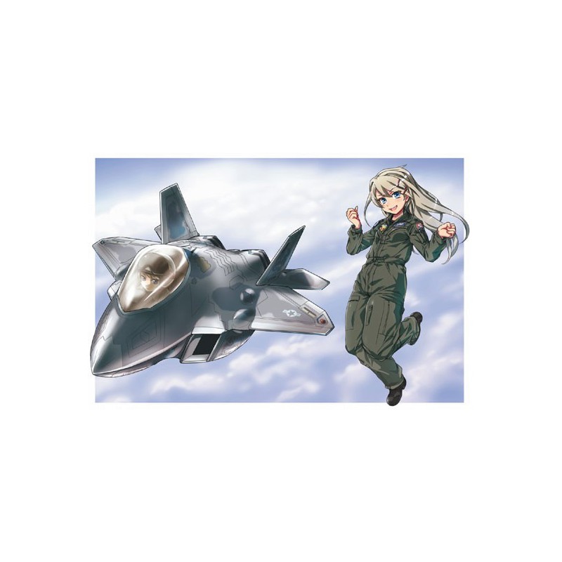 Maquette d'avion en plastique EGG SERIE F-22 RAPTOR