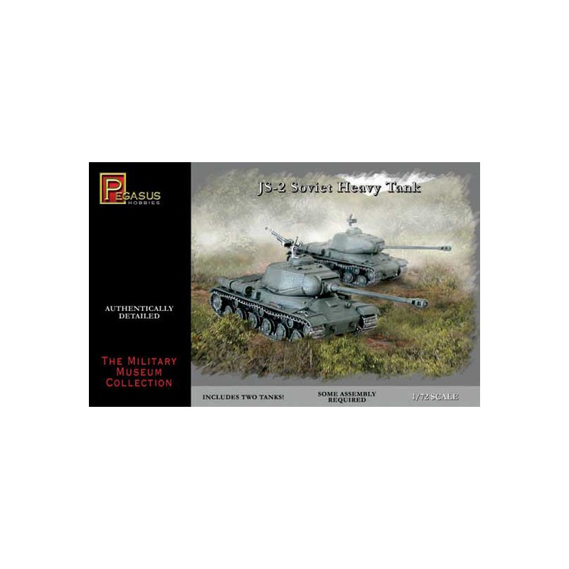 Maquette de Char en plastique TANK IS-2 1/72 (2 pieces)