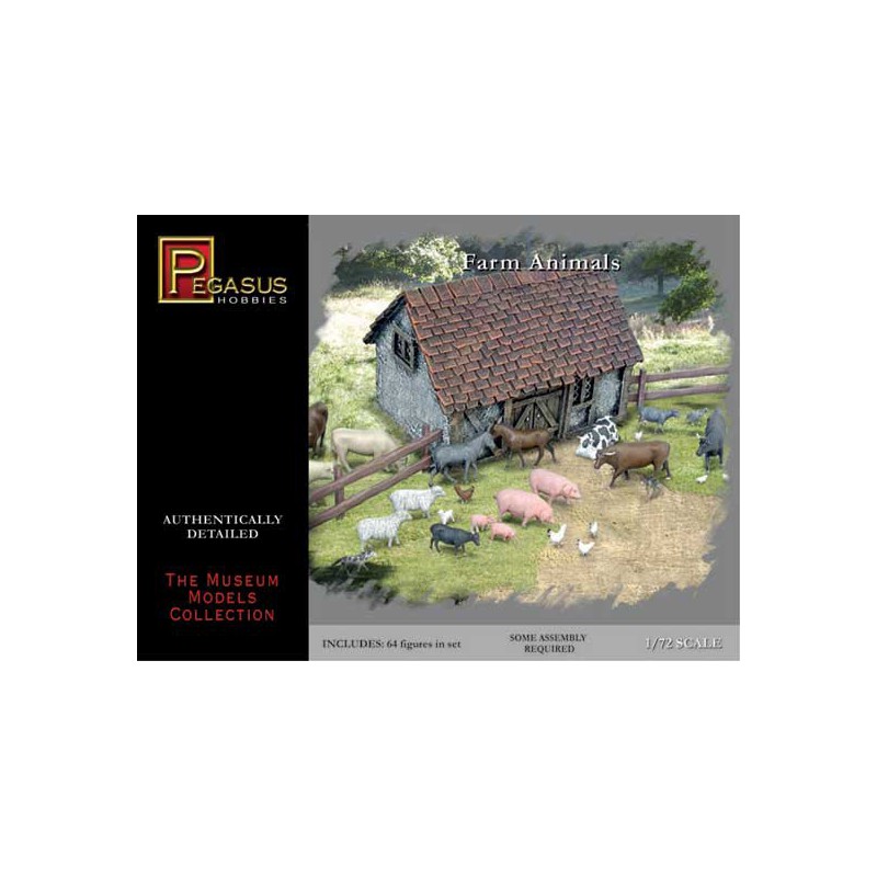 Figurine ANIMAUX DE LA FERME 1/72