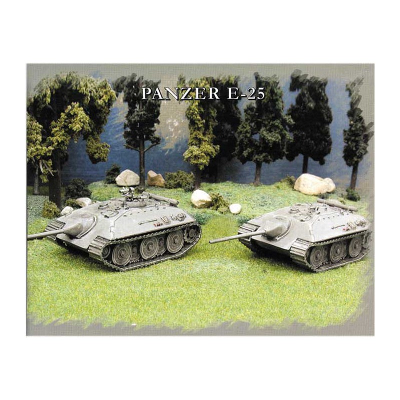 Maquette de Char en plastique PANZER E-25 (2pcs) 1/72