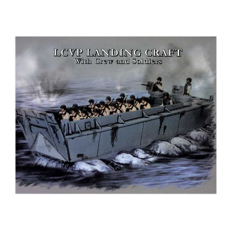 Maquette de Char en plastique LCVP Landing craft 1/72