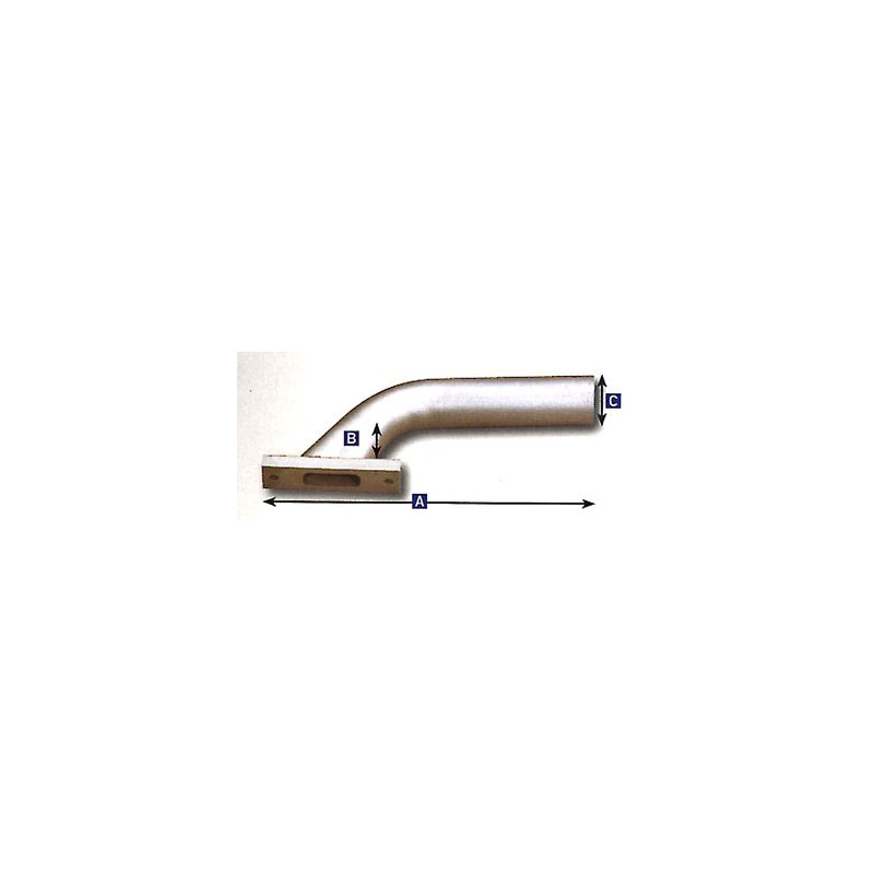 Moteur thermique radiocommandé PIPE D'ECHAPPEMENT COUDEE ST G40 S40