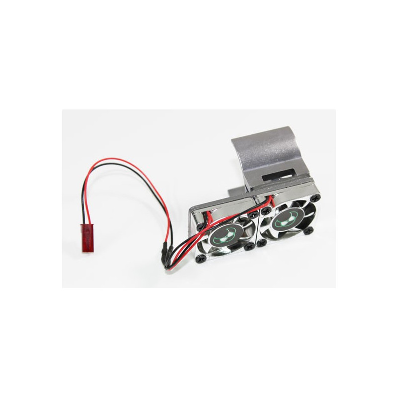 Moteur électrique radiocommandé Radiateur + 2 Ventilateurs Sup