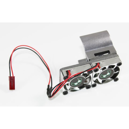 Moteur électrique radiocommandé Radiateur + 2 Ventilateurs Sup