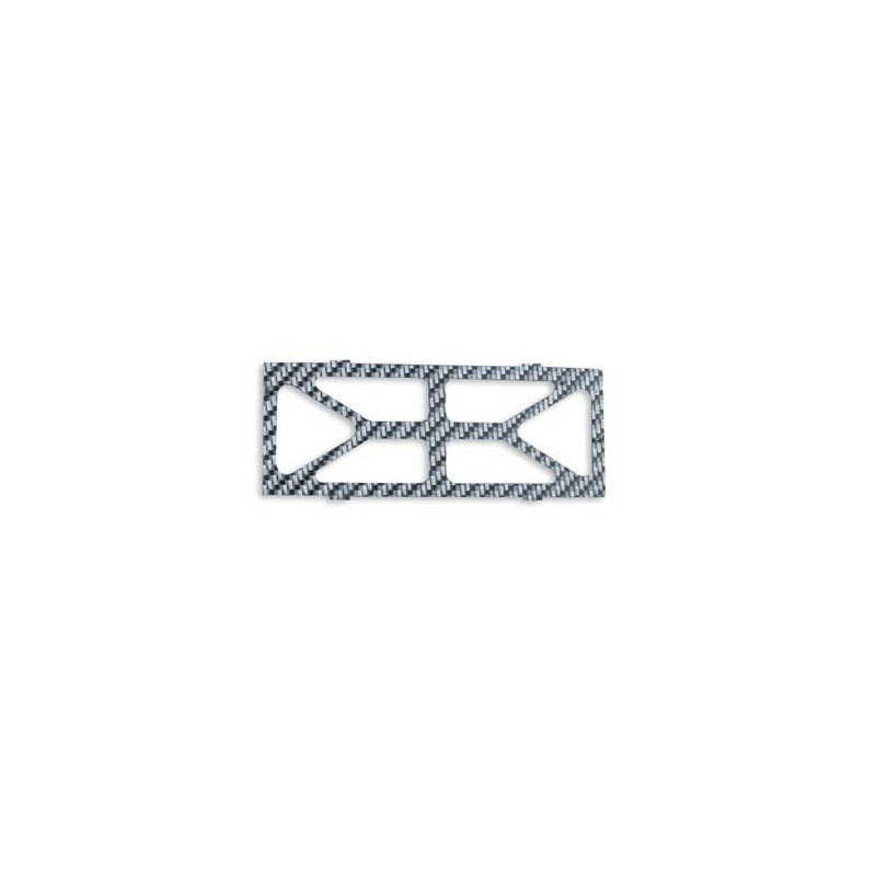 Accessoire pour hélicoptère radiocommandé PLAQUE CHASSIS CARBONE