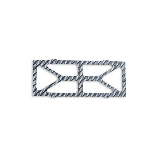 Accessoire pour hélicoptère radiocommandé PLAQUE CHASSIS CARBONE