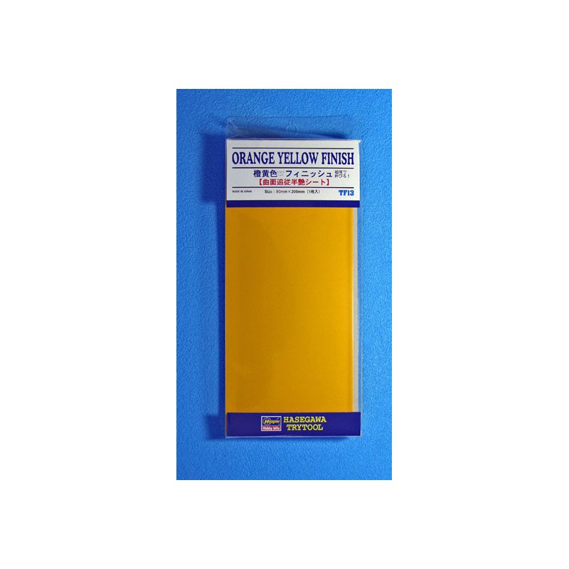 Matériaux pour maquette PLAQUE ADHESIVE JAUNE ORANGE