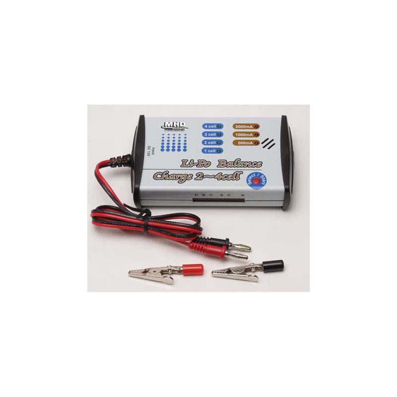 Chargeur pour accu pour appareil radiocommandé CHARGEUR BALANCEUR LIPO 2/4