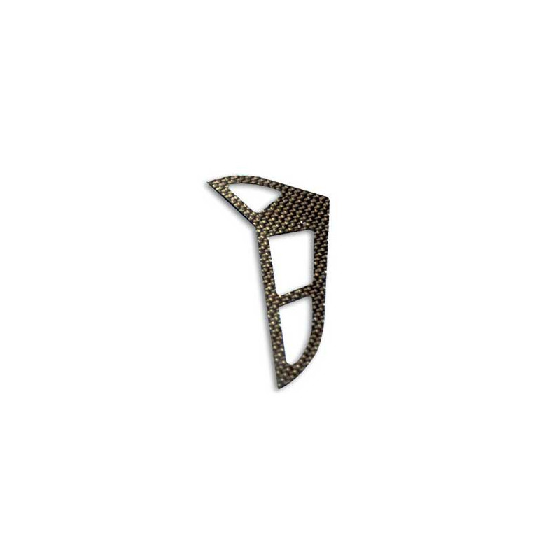 Accessoire pour hélicoptère radiocommandé EMPENNAGE VERTICAL CARBONE