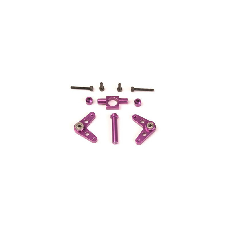 Accessoire pour hélicoptère radiocommandé RENVOI CYCLIQUE LATERAL ALU