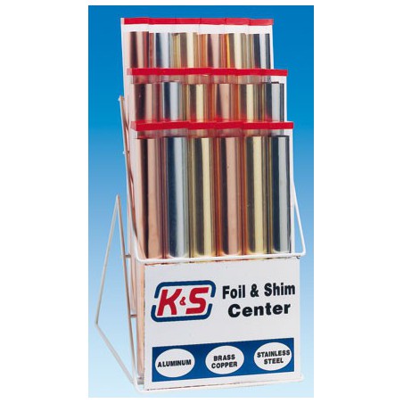 Présentoirs pour matériau FEUILLES DE METAUX