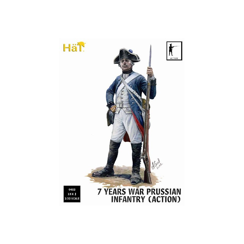 Figurine Prussiens en action 1/32
