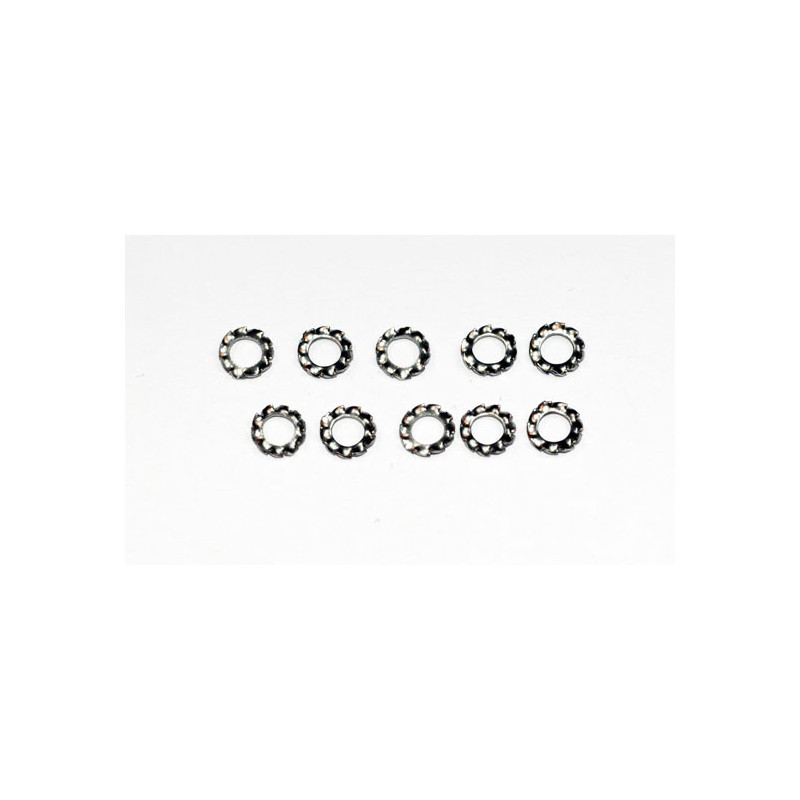 Visserie Rondelles Eventail inox M2.5 DIN6798 (10 pièces)