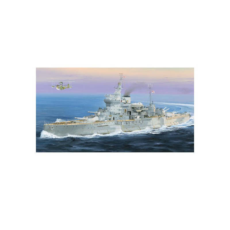 Maquette de Bateau en plastique HMS WARSPITE