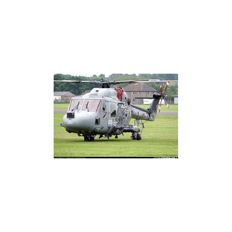 Maquette d'hélicoptère en plastique Royal Navy Westland Lynx HAS.3