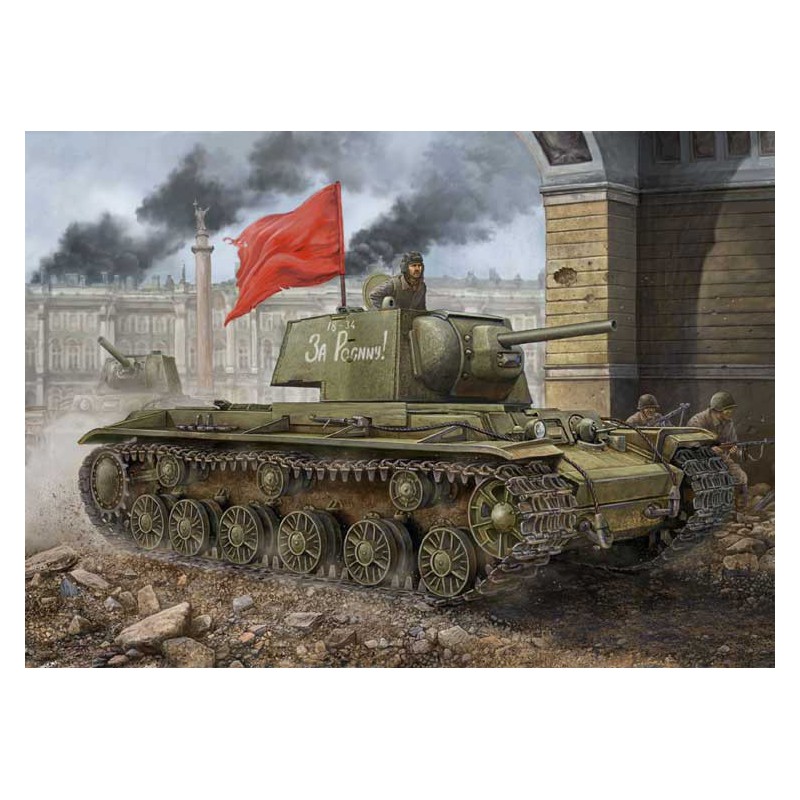 Maquette de Char en plastique Russia KV-1 Model 1942... 1/48