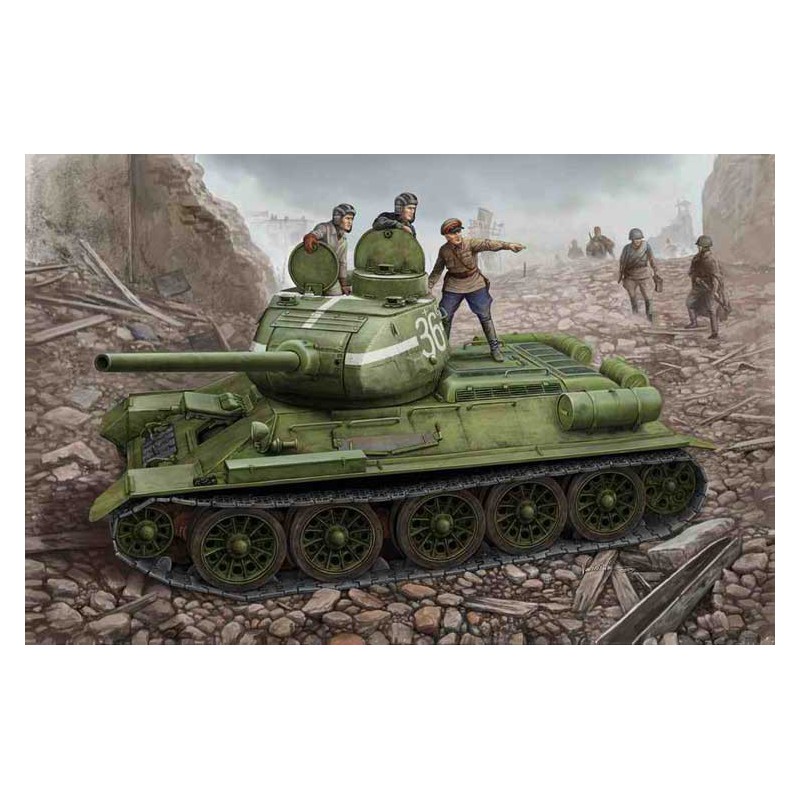 Maquette de Char en plastique Russia T-34/76 Model 1944 1/48