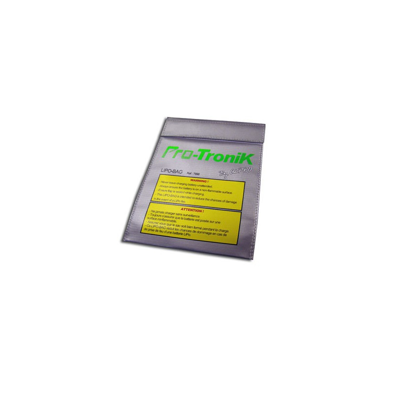 Accessoire pour accu LIPO Sac Li-Po anti-feu 230x300mm