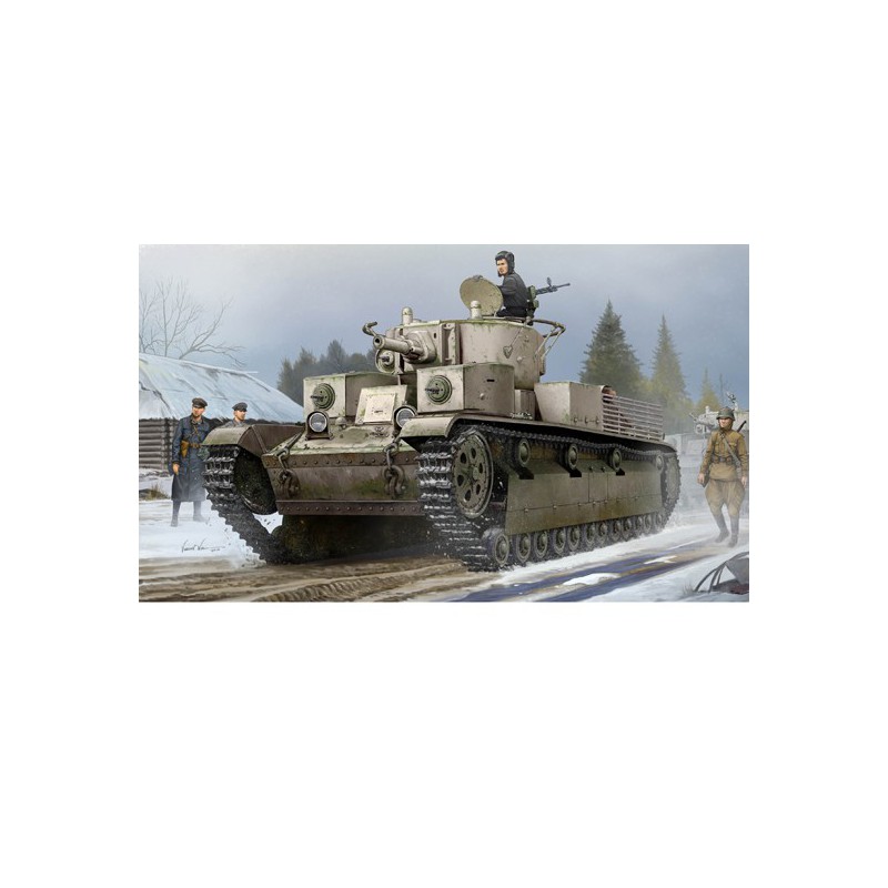 Maquette de Char en plastique T-28(Riveted) 1/35